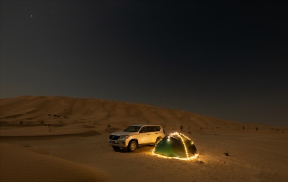 desert safari dubai night temperature