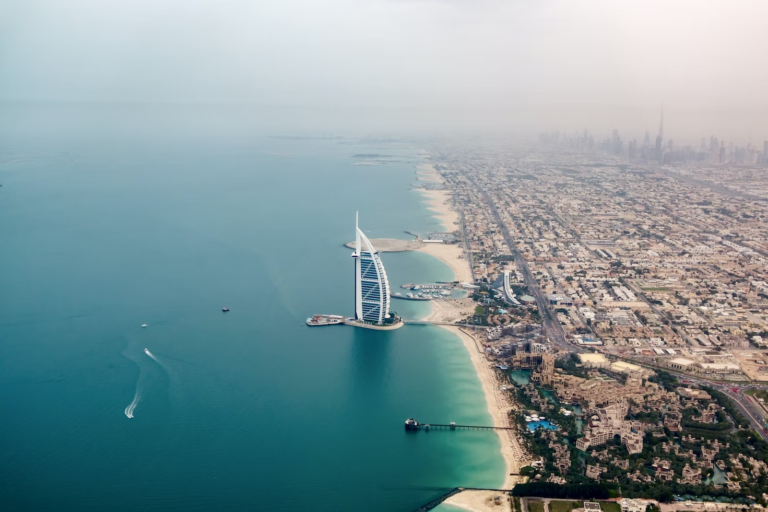 Dubai aerial view